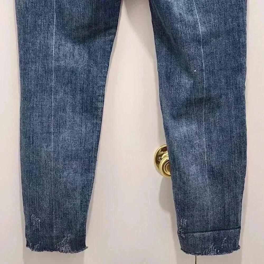 Judy Blue Distressed Skinny Fit Jeans Womens Size 13/31 - Picture 12 of 16